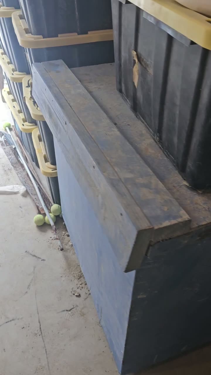 Custom blue chest freezer