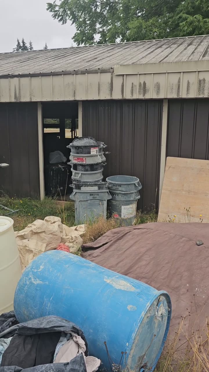 Garbage cans