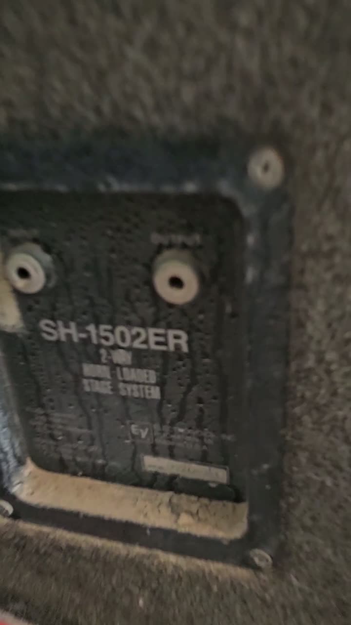 EV stage speakers