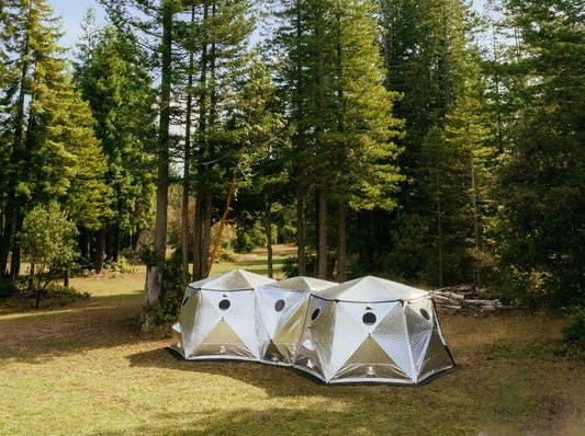Three ShiftPods joined by connection tunnels